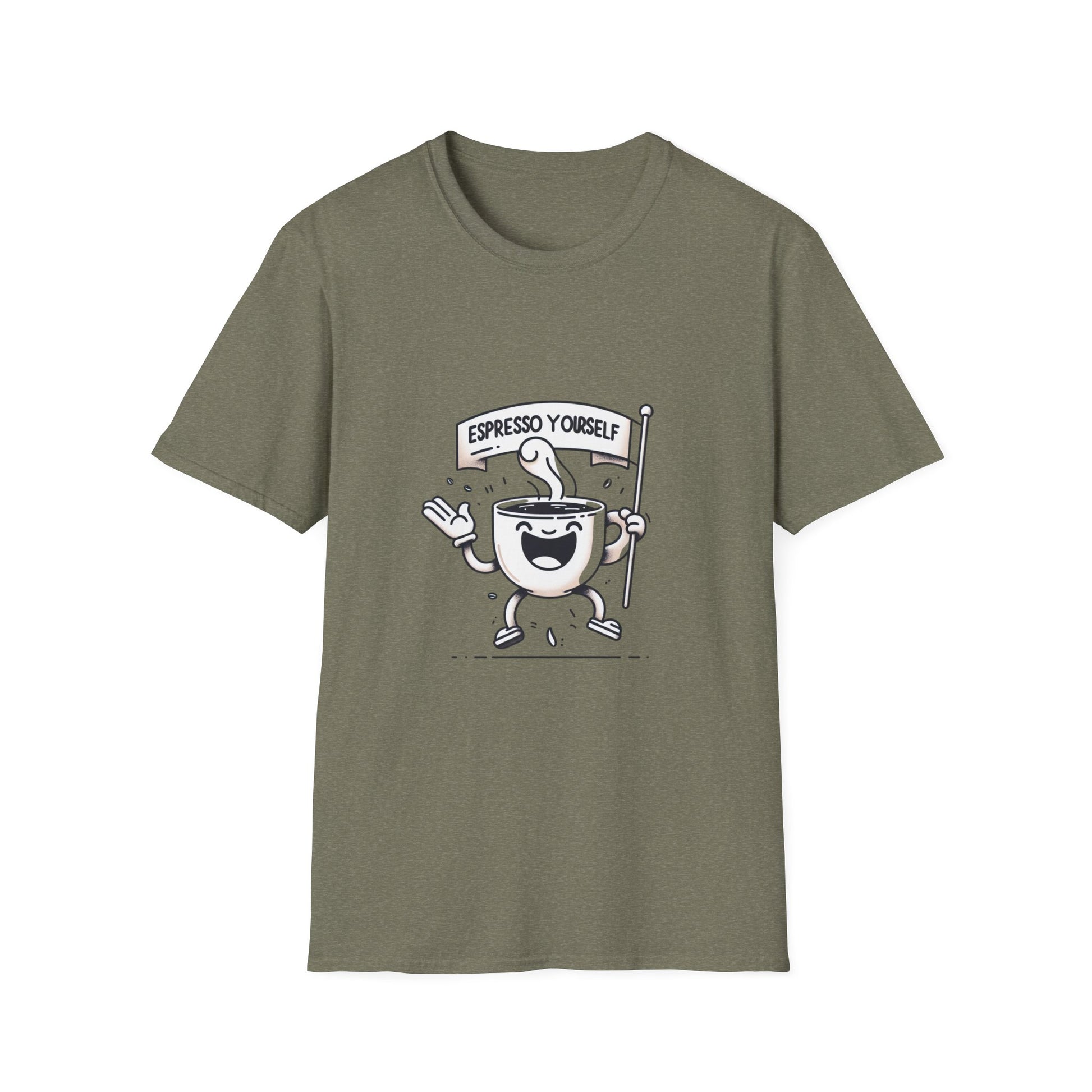 Espresso Yourself Tee – Fun, Comfy & Coffee-Lover Approved - The Coffee Buds